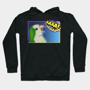 Funny Quaker Parrot Comic Cartoon Hoodie